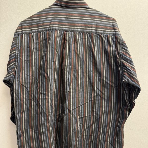 VINTAGE Members Only striped button down - Picture 3 of 3